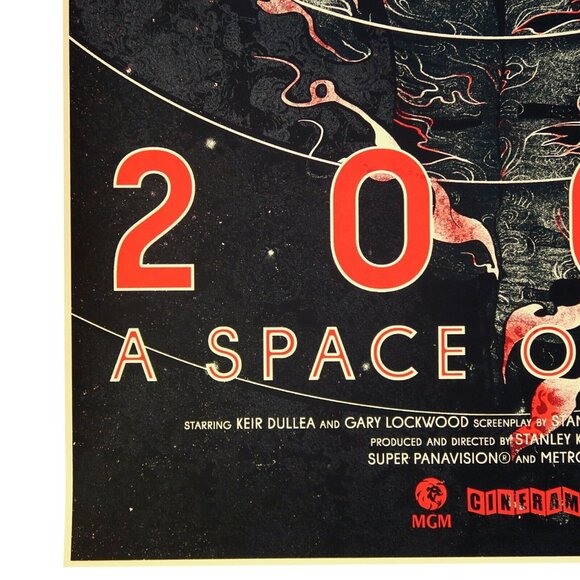 2001: A Space Odyssey Zarathustra Poster by Nikita Kaun – Silver Variant, 2016 - Picture 3 of 7